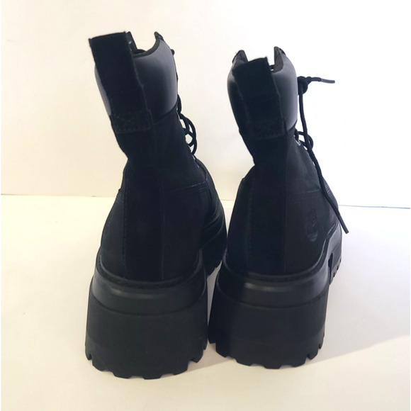 Timberland Womens Black Leather Sky 6" Lace Up Boots US 10 - Picture 6 of 10